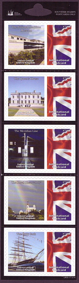 (image for) UK0117 Royal Museums Greenwich Universal Mail Stamps Dated: 5/14